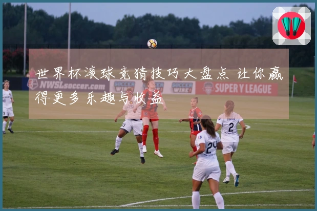 世界杯滚球竞猜技巧大盘点 让你赢得更多乐趣与收益